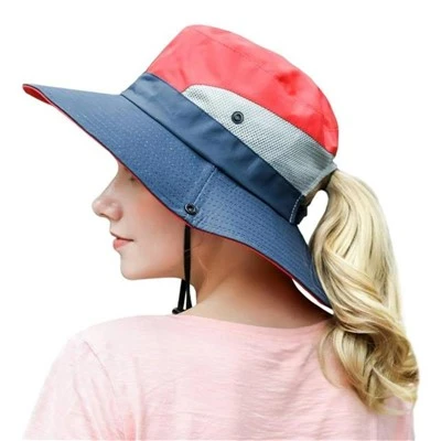 Gorra de sol de cua de cavall amb protecció UV