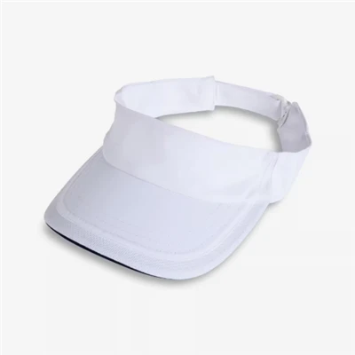 Visera blanca de tennis