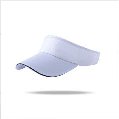 Barret de golf de visera blanca