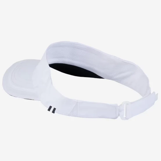 white tennis visor back