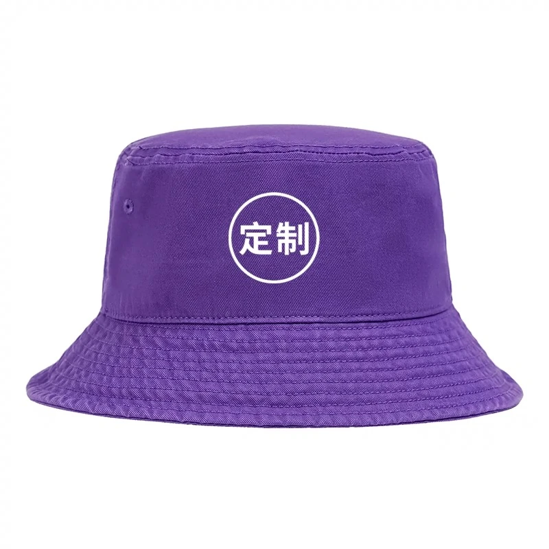 Wide Brim Cotton Bucket Hat